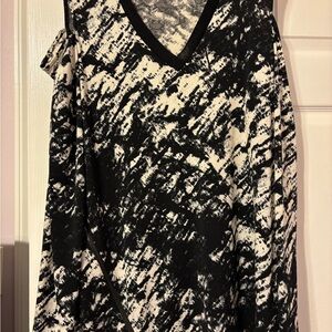 Black and White Women's Top